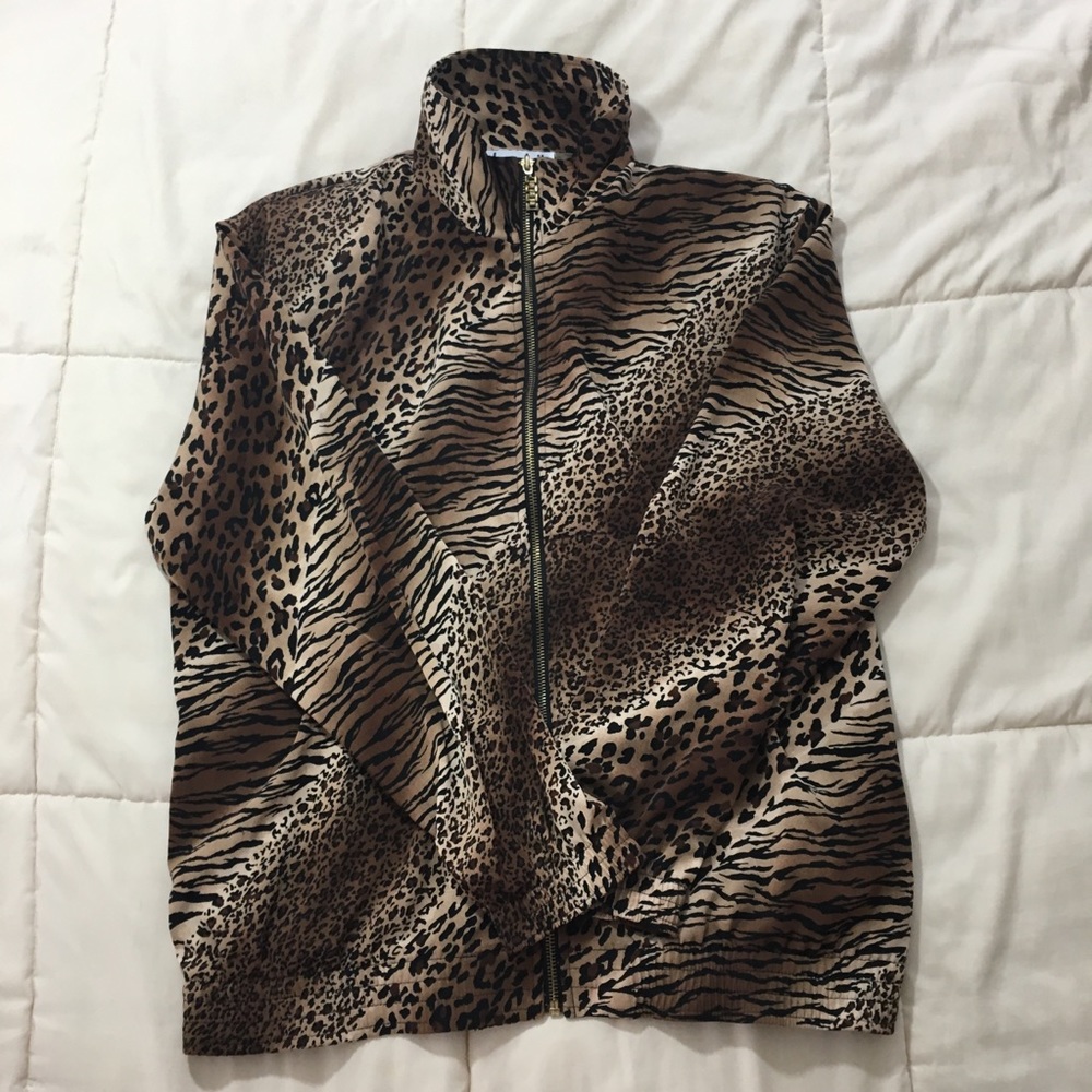 Teddi Vintage Animal Print Jacket
